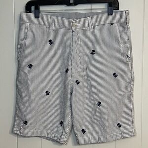 Daniel‎ Cremieux Madison Skull and Crossbones Shorts Size 32